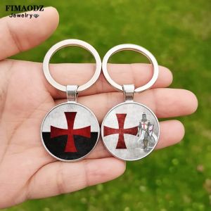 FIMAO chevaliers templier croix rouge porte-clés armée croisade salomon franc-maçon symbole verre