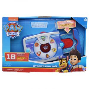 Coussin de chiot interactif Original Paw Patrol Ryder avec 18 sons pour enfants &acirc;g&eacute;s de 3 ans et