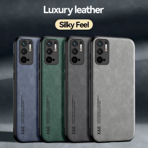 Étui de luxe en cuir de mouton pour Huawei P30 P60 P40 P50 P20 Mate 50 40 30 20 Nova 10 7 Pro Lite,