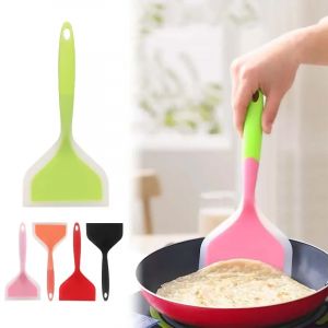 Spatule antiadh&eacute;sive en Silicone &agrave; large bouche, grattoir pour Steak, boeuf, &oelig;ufs, spatule de