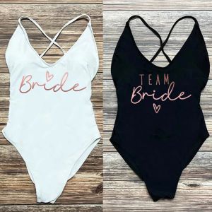 Maillot de bain une pièce rembourré pour femme, string, échancré, dos nu, pour enterrement de vie de