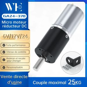 Moteur réducteur à engrenage planétaire Miniature GA24Y-370, 6v, 12v, 24v, régulation de vitesse