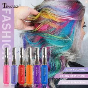 Mascara coloré pour cheveux, outil de beauté, lavable, Non toxique, bricolage temporaire, double