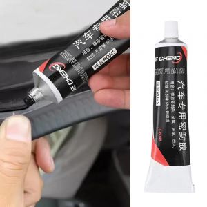 Mastic noir en caoutchouc de Silicone pour voiture, étanche, haute température, RTV, joint d'huile,