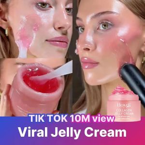 Crème de gelée de collagène éclaircissante et liftée 24h, Niacinamide et collagène hydrolysé,