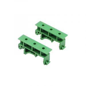 Adaptateur de montage sur Rail DIN PCB 25mm, 2 pi&egrave;ces, support de Circuit imprim&eacute;, Clips de support,