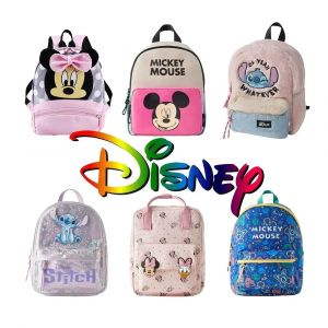 Disney point Mickey Mouse dessin animé mode sac à dos femmes Minnie toile sac d'école mode grande