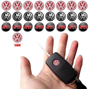 Autocollant de clé de voiture avec logo télécommandé, coque, Volkswagen Golf 4, uy5, Passat b8, b5,