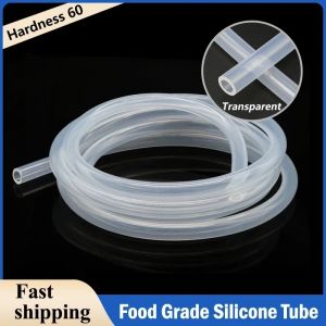 Tube en Silicone Transparent de qualité alimentaire, ID 0.5/1/2/4/6/8/10/12/16/20/25/32mm, tuyau