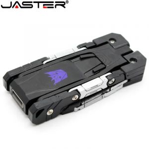 JASTER plastique jouet Style U disque personnage de dessin animé Usb clé transfomère Pendrive 4GB