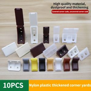 Code d'angle en plastique et Nylon, 10 pièces, retenue d'angle à 90 degrés, connecteur de renfort