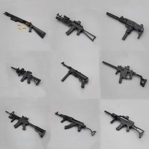 Accessoires de soldat, Puzzle d'arme modèle MP40 HK416 AK47, fusil d'assaut, modèle d'assemblage de