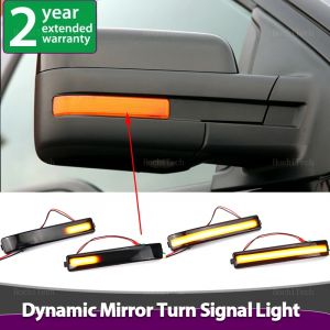 2 pi&egrave;ces clignotant de r&eacute;troviseur lat&eacute;ral de voiture lampe LED clignotant dynamique pour Ford F150