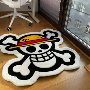 Chapeaux de paille une pi&egrave;ce 80Cm, drapeau de dessin anim&eacute;, tapis &eacute;pais fait &agrave; la main, pour chambre