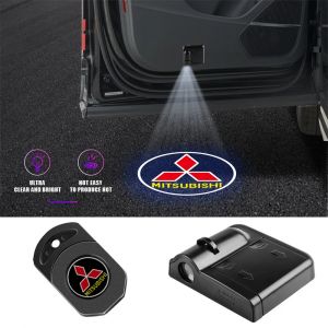 Projecteur de porte de voiture HD, 1/2 pièces, accessoires de lumière de bienvenue sans fil pour
