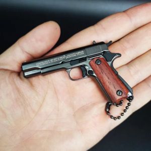 1:3 échelle alliage Colt 1911 pistolet Mini pistolet porte-clés en métal Colt 1911 pistolet