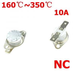 Interrupteur de Thermostat 165 170 200 220 250 280 300 degr&eacute;s NC, capteur thermique en c&eacute;ramique