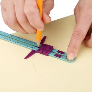 INNE accessoires de couture règle de couture jauge de mesure Patchwork Quilting tailleur règle Sizer