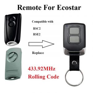HORMANN ECOSTAR RSC2-433 RSE2-433 transmetteur portatif 433MHz remplacement 433.92mhz commande de