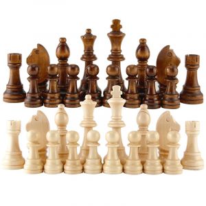 Jeu d'échecs 2.2 pouces figurines roi jeu d'échecs pions Figurine pièces de Backgammon pièces