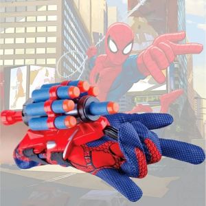 Spiderman Web Cosplay lanceur gant garçons super-héros tireurs récupérable bracelet enfants