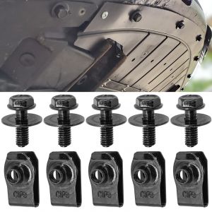 Boulons et Clips d'écrou en U pour moteur M6, protection contre les éclaboussures pour Nissan