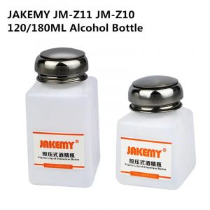 JAKEMY 120/180ML bouteille distributrice de liquide en plastique Portable pour la r&eacute;paration de