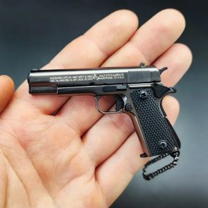 Csnoobs alliage 1:3 Colt M1911 pistolet Miniature modèle assemblable jouet pistolet porte-clés sac à