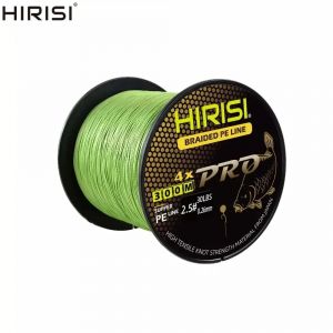 Ligne de pêche à la carpe Hirisi 4 brins 300M ligne PE tressée 15-70LB ligne de pêche Multifilament