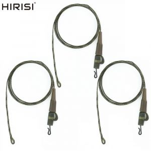 3x noyau de plomb de p&ecirc;che &agrave; la carpe avec plates-formes d'h&eacute;licopt&egrave;re ligne de p&ecirc;che tress&eacute;e pour