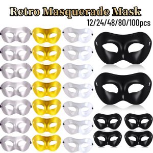 Masque de mascarade rétro pour fête de Mardi Gras, masque vénitien, Costumes de carnaval, masques de