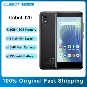 Cubot-Smartphone J20 Mini écran 4 ", 2 Go + 16 Go (128 Go arc-en-ciel), batterie 2350mAh, Android