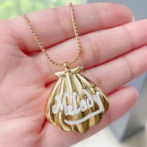 Mode mélodie sirène coquille pendentif Design nouveau luxueux exquis romantique collier bijoux pour