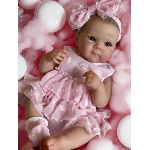 Bettie – poupée en vinyle souple pour filles, 18 pouces, corps complet, Bebe Reborn, peinte