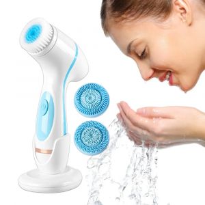 Brosse de nettoyage électrique 3 en 1, brosse de nettoyage rotative sonique, système de Spa