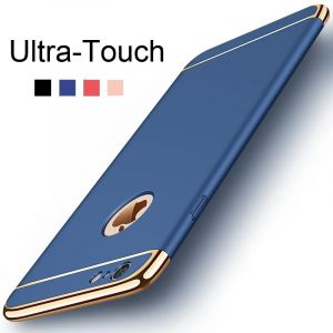 Coque pour iPhone 6 6s 7 8 Plus X Xs Max XR luxe 3 en 1 couverture rigide Ultra mince pour iPhone 5