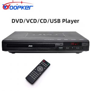 Woopker lecteur DVD-225 multi-régions lecteur de disque TV numérique prise en charge DVD CD MP3 MP4