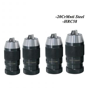 Mandrin de perçage sans clé à serrage automatique, B10 B12 B16 B18 B22, pour perceuse, mandrin de