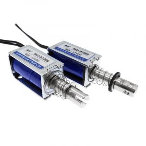 Aimant électrique 12V 24V, solénoïde à cadre, électro-aimant 0730S 0730B, push & pull voyage 10mm