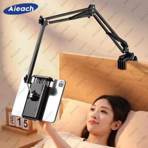 Support de tablette pour lit avec bras Long en métal, support pour iPad, support de tablette 360 °