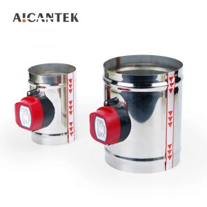 &Eacute;lectrovanne d'amortisseur motoris&eacute; en acier inoxydable 201, 220V/12V/24V, 4/5 pouces, &eacute;vent de