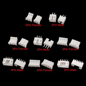 100pcs JST pH 2.0 2.0mm 2p 3P 4p 5pin mâle femelle connecteur de connecteur de boîtier terminal à