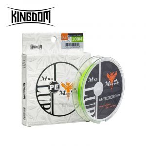 Kingdom Micro Fly 100M 150M tresse PE ligne de pêche 8 brins 0.2 # /0.4 # /0.6 #   Distance de