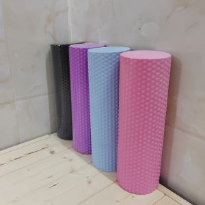 Rouleau de Yoga rond en mousse EVA, cylindre Hexagonal pour l'exercice Pilates, entra&icirc;nements &agrave;