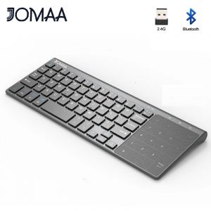 Mini clavier sans fil Bluetooth avec num&eacute;ro TouchSub, ordinateur portable, Smart TV, portable, 59