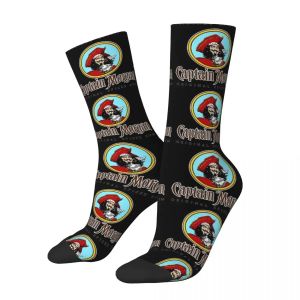 CAPTAIN MORGAN chaussettes Harajuku bas Super doux toutes saisons chaussettes longues accessoires