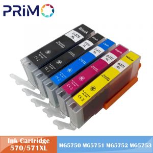 Cartouche d'encre Compatible PGI-570 CLI-571 PGI570 570XL, pour Canon Pixma MG5750 MG5751 MG5752