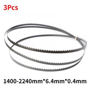 3 pièces pour couper la courbe lame de scie lame de scie à ruban 1400/1425/1575/1750/2240x6.4mm(1/4
