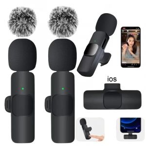 Basix Microphone Lavalier sans fil enregistrement Audio Mini Microphone en laine coupe-vent
