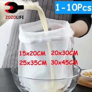 Sac Filtrant en Nylon pour Lait de Soja, Noix, Thé, Café, Huile Alimentaire, Passoire à Pression,